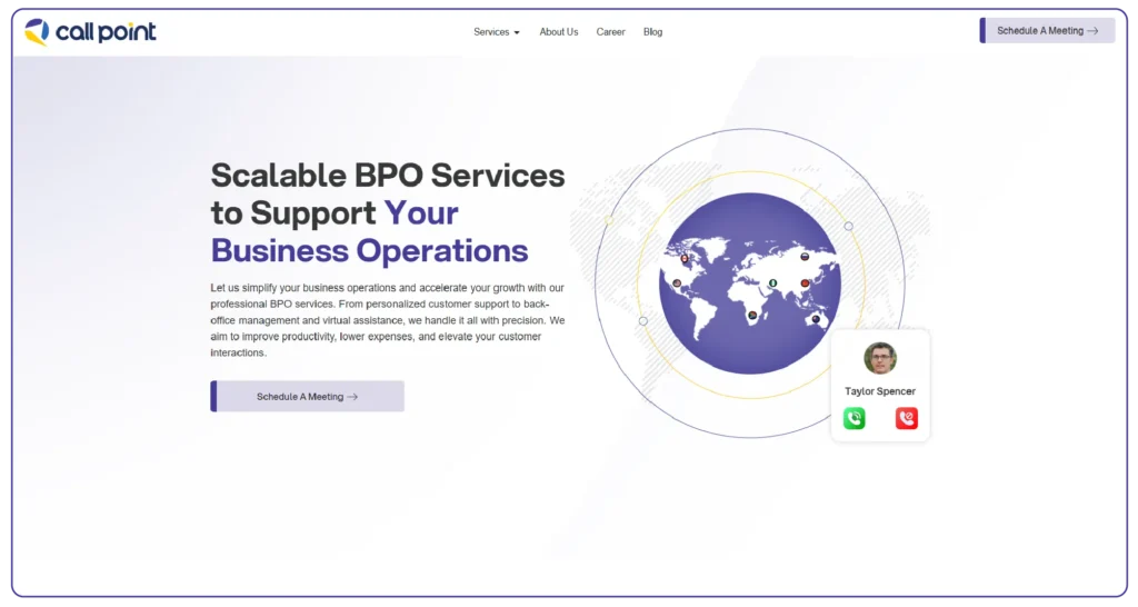 top bpo company in bangladesh, call point business solutions