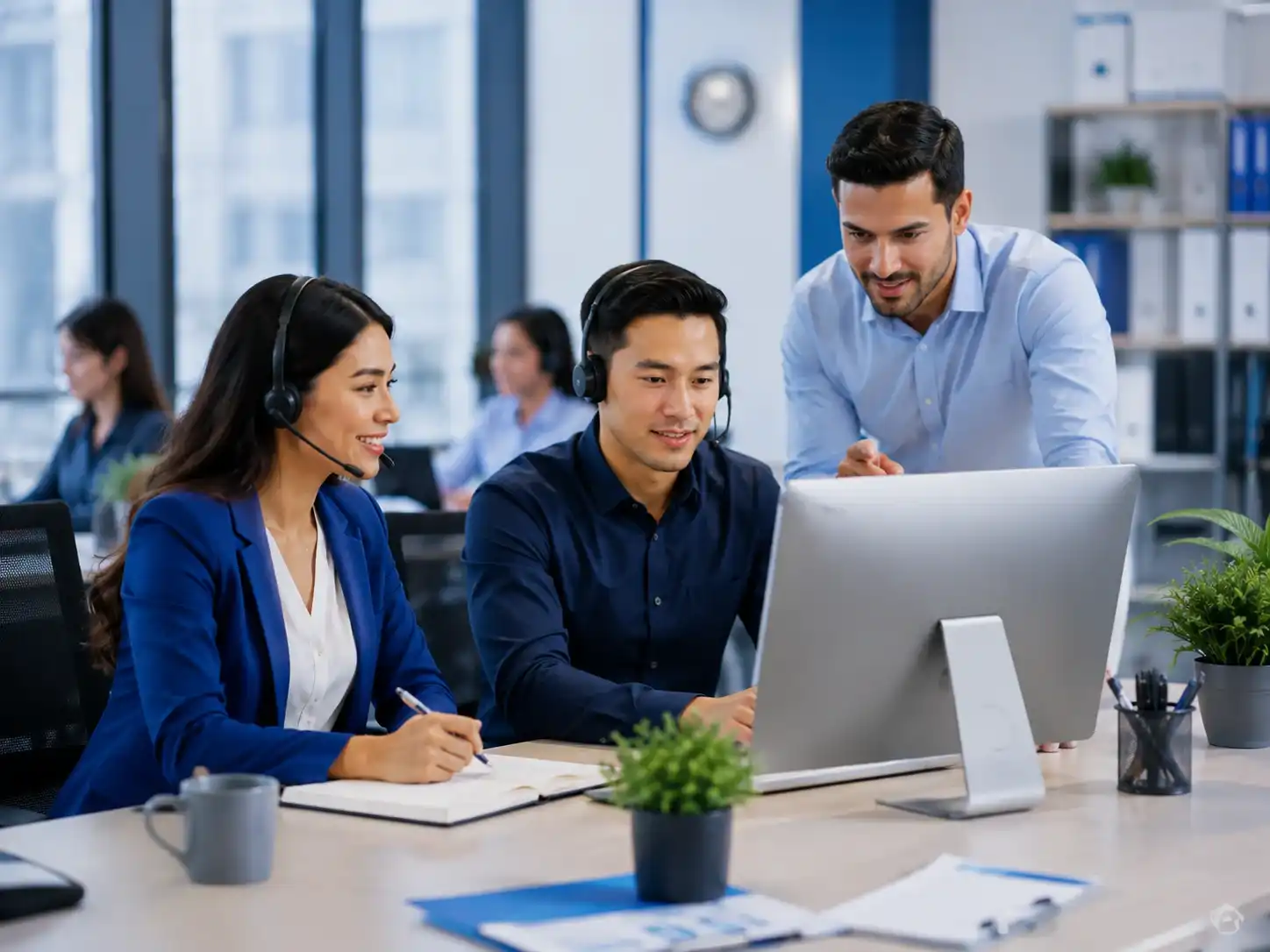 Managed virtual assistant team collaborating on client support and business tasks